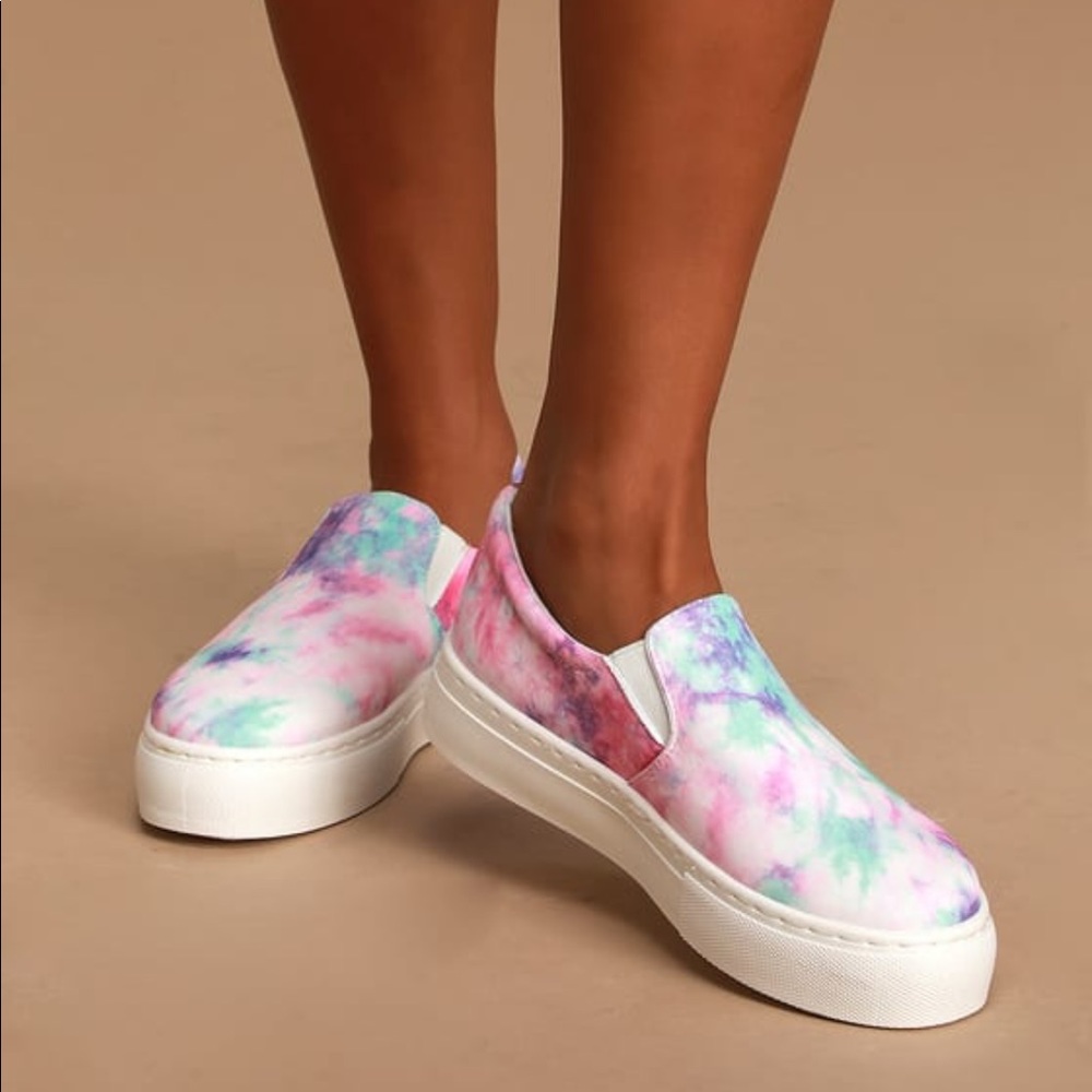 Pink Tie-Dye Sneakers